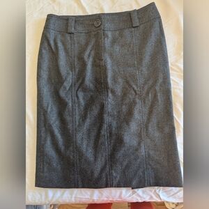 Burberry Grey Pencil Skirt